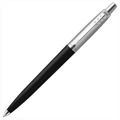 Ручка шариковая PARKER &quot;Jotter Orig Black&quot;, корпус черный, детали нержавеющая сталь, синяя, RG0033010, фото 1