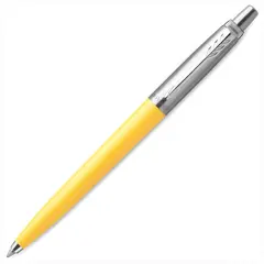 Ручка шариковая PARKER &quot;Parker Jotter Orig Yellow&quot;, корпус желтый, детали хром, блистер, синяя, 2076056, фото 1