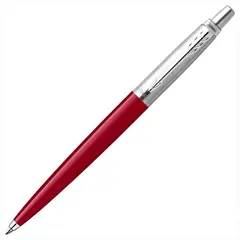 Ручка шариковая PARKER &quot;Jotter Orig Red&quot;, корпус красный, детали нержавеющая сталь, синяя, RG0033330, фото 1