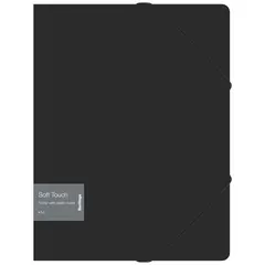 Папка на резинке Berlingo &quot;Soft Touch&quot; А4, 600мкм, черная, фото 1