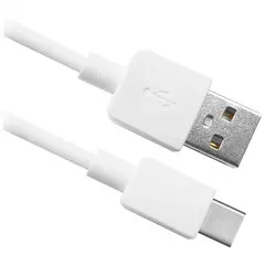 Кабель Defender USB08-01C USB(AM) - C  Type, 2.1A output, 1m, белый, фото 1