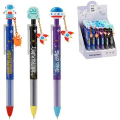 Ручка шариковая автоматическая MESHU &quot;Space Journey&quot; синяя, 0,5мм, грип, корпус ассорти, фото 1