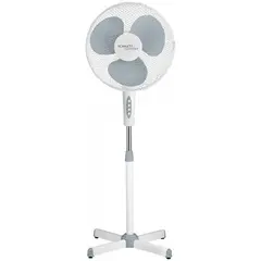 Вентилятор напольный Scarlett SC-SF111B20, серый, белый, фото 1