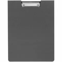 Папка-планшет с зажимом OfficeSpace А4, пластик (полифом), черный, фото 1