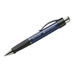Ручка шариковая автоматическая Faber-Castell &quot;Grip Plus Ball&quot; синяя, 0,7мм, грип, корпус темно-синий, фото 1
