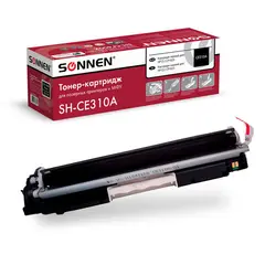 Картридж лазерный SONNEN (SH-CE310A) для HP СLJ CP1025 ВЫСШЕЕ КАЧЕСТВО черный, 1200 стр. 363962, фото 1