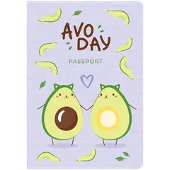 Обложка для паспорта MESHU &quot;AvoDay&quot;, ПВХ, 2 кармана, фото 1