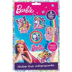 Набор для творчества Barbie &quot;Укрась наклейки стразами&quot;, фото 1