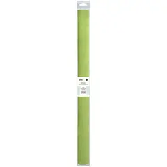 Бумага крепированная ТРИ СОВЫ, 50*250см, 32г/м2, светло-салатовая, в рулоне, пакет с европодвесом, фото 1
