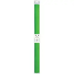 Бумага крепированная ТРИ СОВЫ, 50*250см, 32г/м2, светло-зеленая, в рулоне, пакет с европодвесом, фото 1