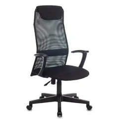 Кресло офисное KB-8, ткань-сетка, черное, 492617, фото 1