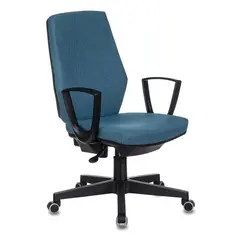 Кресло CH-545, с подлокотниками, ткань, синее, 1504022, фото 1