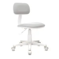 Кресло детское CH-W201NX, без подлокотников, пластик белый, серое, 477006, фото 1