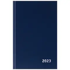 Ежедневник датир. 2023г., А5, 168л., бумвинил, OfficeSpace, синий, фото 1