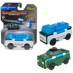 Машина игрушечная 1toy &quot;Transcar Double: Автоцистерна – Внедорожник&quot;, 8см, блистер, фото 1