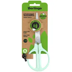 Ножницы Berlingo &quot;Green Series&quot; 17cм, зеленый, европодвес, фото 1
