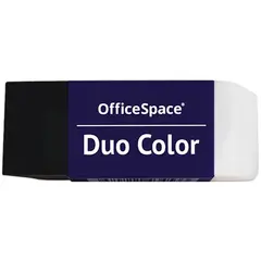 Ластик OfficeSpace &quot;Duo Color&quot;, прямоугольный, ECO-ПВХ, 59*21*10мм, фото 1
