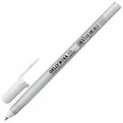 Ручка гелевая БЕЛАЯ, SAKURA (Япония) &quot;Gelly Roll&quot;, узел 0,5мм, линия 0,3мм, XPGB05#50 , фото 1