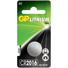 Батарейка GP CR2016 (DL2016) литиевая BC1, фото 1