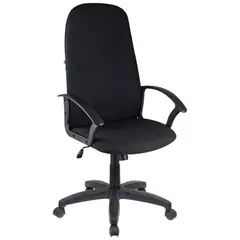 Кресло руководителя Helmi HL-E79 &quot;Elegant&quot; LT, ткань, черная, механизм качания, фото 1