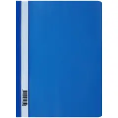 Папка-скоросшиватель пластик. СТАММ, А4, 160мкм, синяя, фото 1