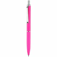 Ручка шариковая Luxor &quot;Rega&quot; синяя, 0,7 мм, корпус розовый/хром, кнопочный механизм, футляр, фото 1