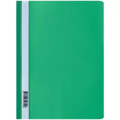 Папка-скоросшиватель пластик. СТАММ, А4, 160мкм, зеленая, фото 1