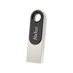 Флеш-диск 64 GB NETAC U278, USB 2.0, металлический корпус, серебристый/черный, NT03U278N-064G-20PN, фото 1