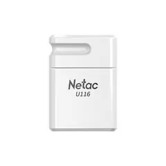 Флеш-диск 64 GB NETAC U116, USB 2.0, белый, NT03U116N-064G-20WH, фото 1