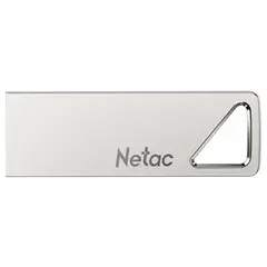 Флеш-диск 32GB NETAC U326, USB 2.0, металлический корпус, серебристый, NT03U326N-032G-20PN, фото 1