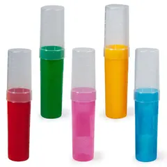 Пенал-тубус ПИФАГОР пластиковый, ассорти, 5 цветов, 19,5х4,5 см, 271582, фото 1