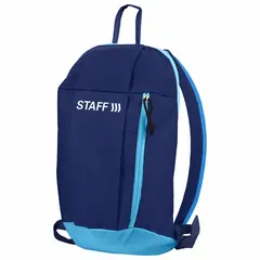 Рюкзак STAFF AIR компактный, темно-синий с голубыми деталями, 40х23х16 см, 226375, фото 1