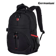 Рюкзак GERMANIUM &quot;S-06&quot; универсальный, уплотненная спинка, облегченный, черный, 46х32х15 см, 226953, фото 1