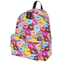 Рюкзак BRAUBERG, универсальный, сити-формат, Donuts, 20 литров, 41х32х14 см, 228862, фото 1