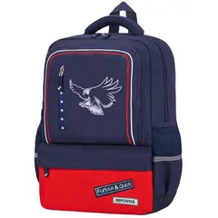 Рюкзак BRAUBERG STAR, 1 отделение, 5 карманов, &quot;White eagle&quot;, синий, 40x29x13 см, 271427, фото 1