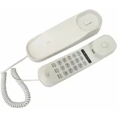 Телефон RITMIX RT-002 white, удержание звонка, тональный/импульсный режим, повтор, белый, 80002230, фото 1