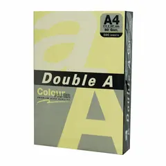 Бумага цветная DOUBLE A, А4, 80 г/м2, 500 л. (5 цветов x 100 листов), микс пастель, фото 1
