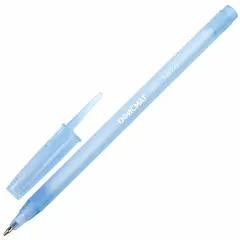 Ручка шариковая ОФИСМАГ i-STICK, СИНЯЯ, пишущий узел 0,7 мм, линия письма 0,35 мм, 143227, BP228, фото 1
