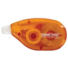 Корректирующая лента ОФИСМАГ, 5 мм х 8 м, корпус оранжевый, блистер, 226812, фото 1