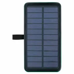 Аккумулятор внешний POWER BANK 10000mAh CACTUS CS-PBFSPT-10000, 2 USB, солнечная бата, 1205749, фото 1