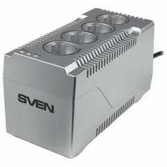 Стаблилизатор SVEN VR-F1000, 320 Вт, 184-285 В, 4 евророзетки, SV-018818, фото 1