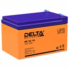 Аккумуляторная батарея для ИБП любых торговых марок, 12 В, 12 Ач, 151х98х95 мм, DELTA, HR 12-12, фото 1