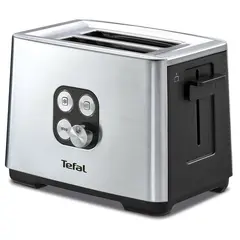 Тостер TEFAL TT420D30, 900 Вт, 2 тоста, 7 режимов, сталь, серебристый, 8000035884, фото 1