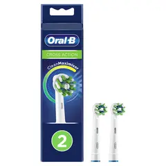 Насадки для электрической зубной щетки КОМПЛЕКТ 2 шт. ORAL-B (Орал-би) Cross Action EB50, 80347918, фото 1