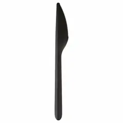 Нож одноразовый полипропиленовая 173 мм, черная, ПРЕМИУМ, ВЗЛП, 4031Ч, фото 1