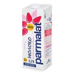 Молоко PARMALAT (Пармалат), жирность 3,5%, ультрапастеризованное, картонная упаковка, 1 л, 502312, фото 1
