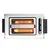 Тостер BOSCH TAT8611, 860 Вт, 2 тоста, разморозка, подогрев, решетка для булочек, нержавеющая сталь, белый, фото 4