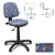 Кресло детское &quot;Swift GTS&quot;, без подлокотников, синее с рисунком, SwiftGTS YN-590, фото 1