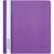Папка-скоросшиватель пластик. Berlingo, А5, 180мкм, фиолетовая с прозр. верхом, индив. ШК, фото 1