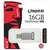 Флэш-диск 16 GB KINGSTON DataTraveler 50 USB 3.0, металлический корпус, серебристый/зеленый, DT50/16GB, фото 3